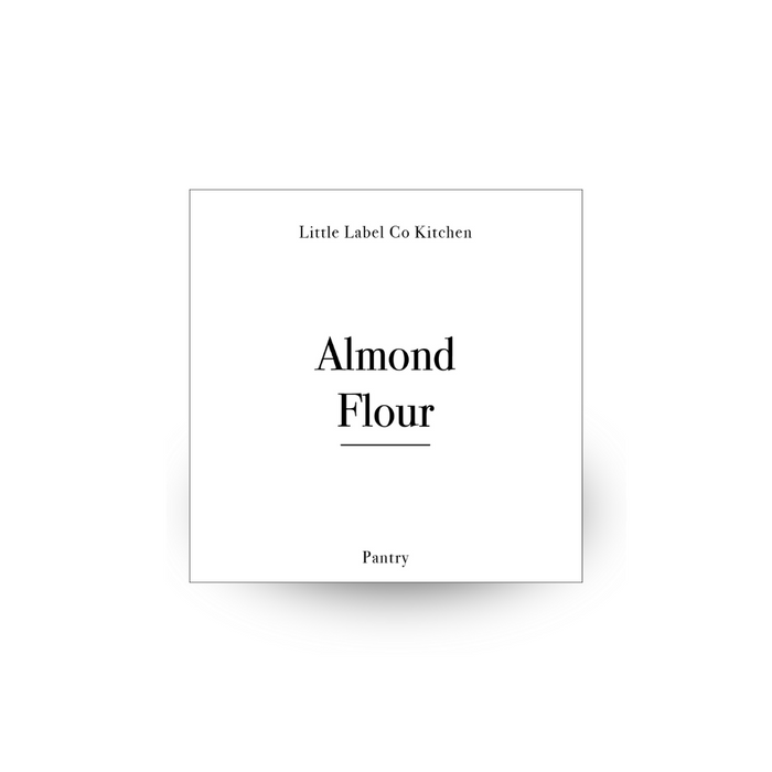 Square Pantry Stickers - 114 Label Pack