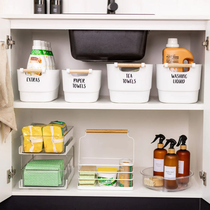 A Guide to Organising Your Under Sink Spaces in Kitchen, Bathroom, and Laundry