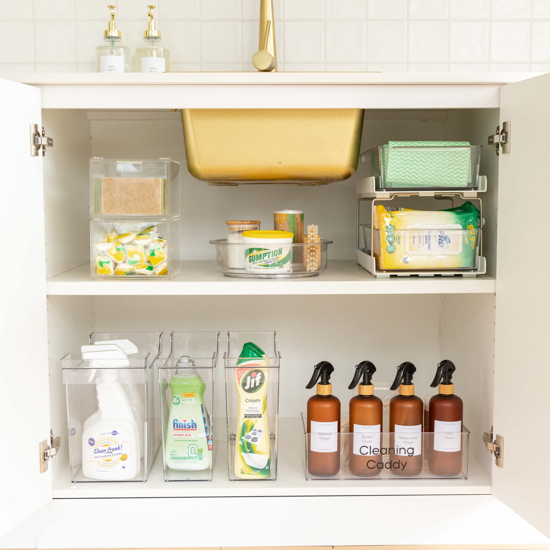 How to Maximise Under Sink Storage – Solutions for Kitchens & Bathrooms