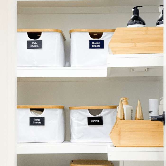How to organise your linen - Little Label Co