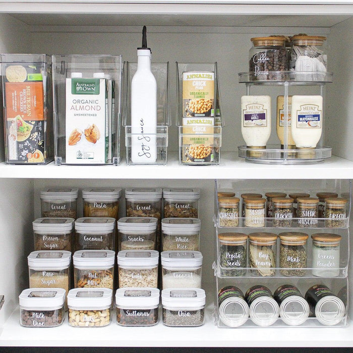 Organise Your Pantry With Lazy Susans - Little Label Co