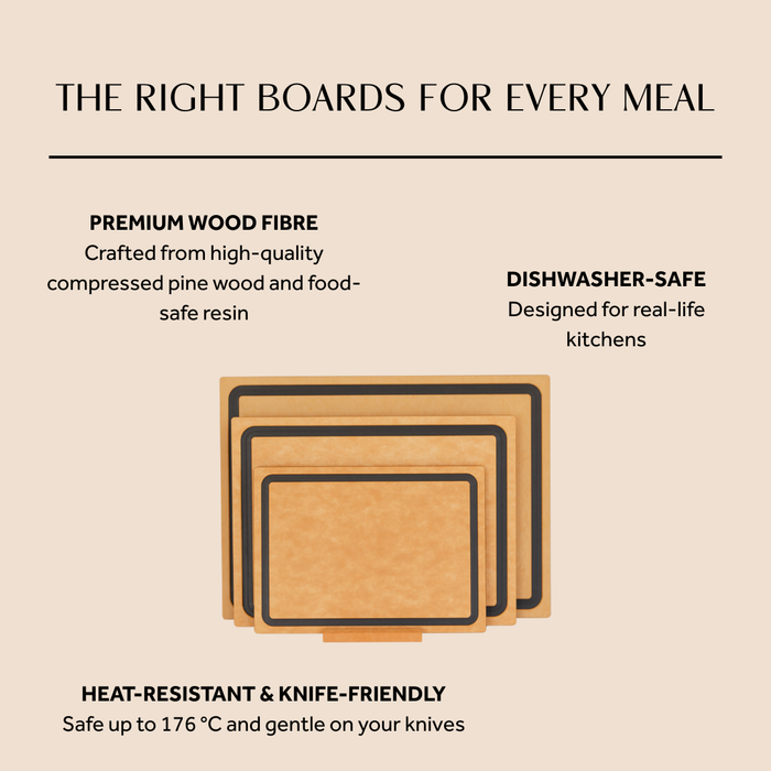 Wood Fibre Chopping Boards (3 Pack) - Little Label Co Australia - The Home of Organisation For Kitchen, Bathroom, Laundry & More