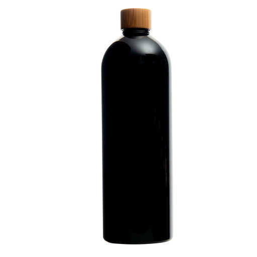 1L Screw Top Bottle (Black) - Little Label Co - Bathroom Accessories - 20%,Bathroom & Cleaning,Bathroom Organisation,Kitchen Organisation,Laundry Organisation,Refillable Bottles