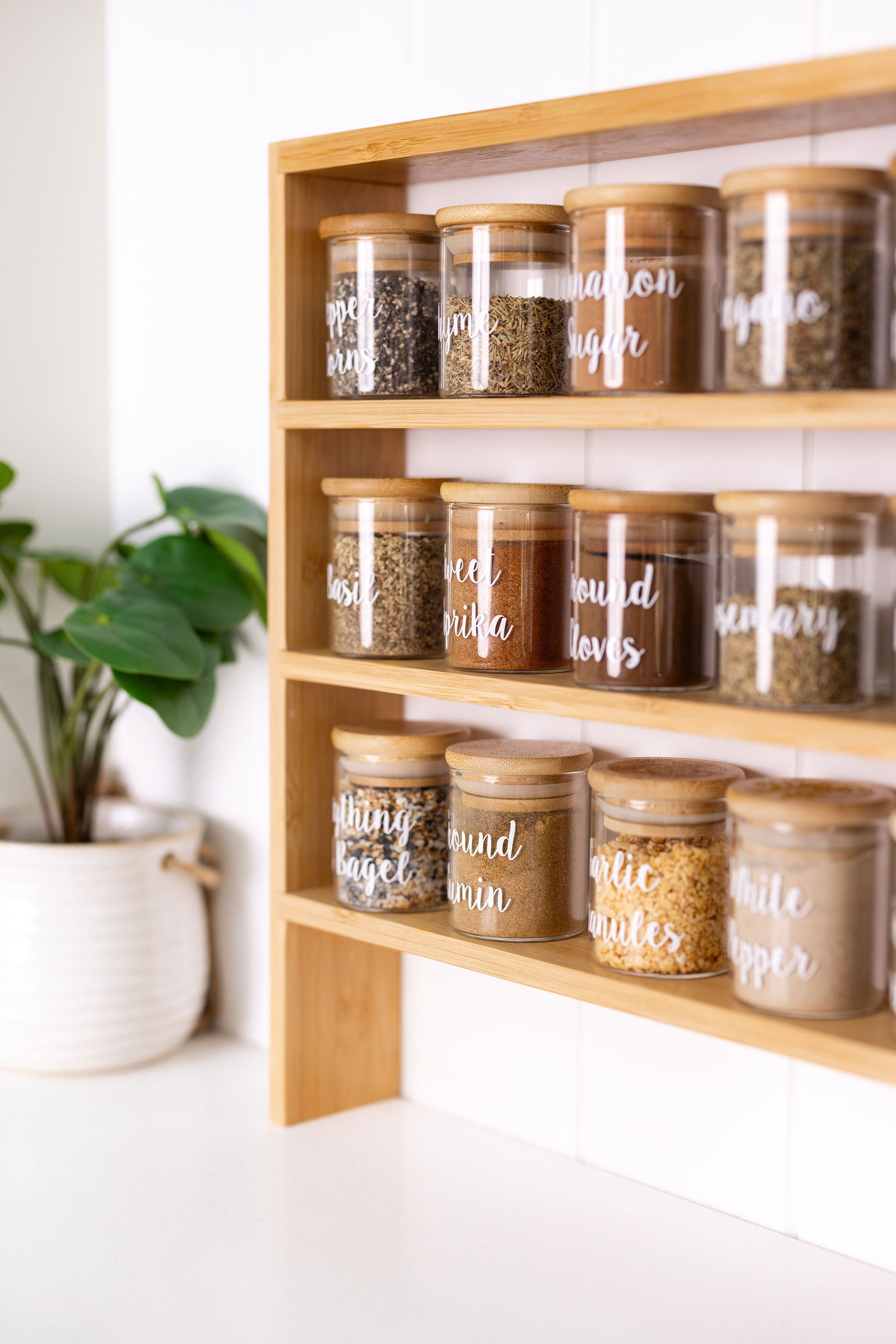 Personalised Custom Kitchen Pantry and Home Organisation Labels ...