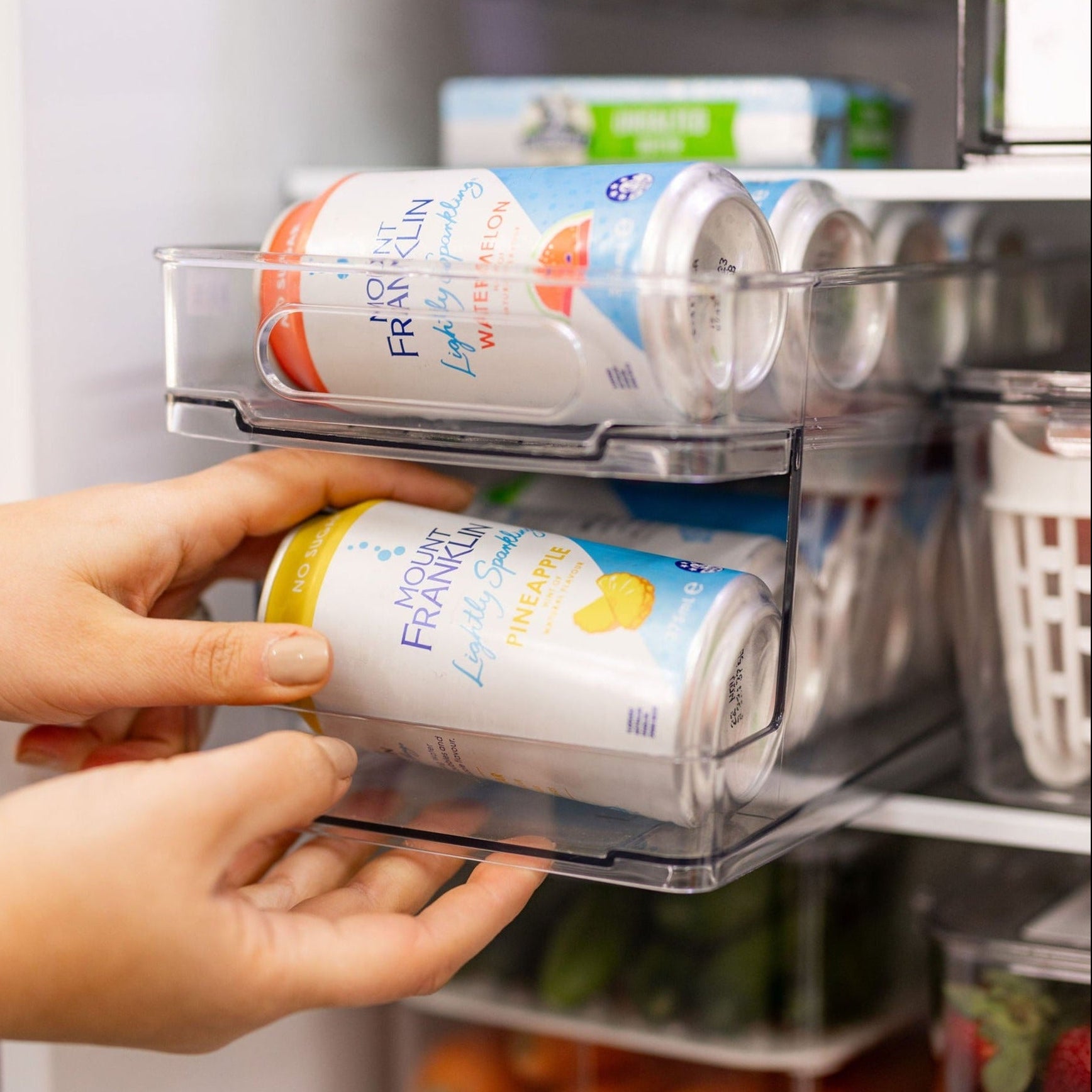 2 Level Rotating Can Organiser Large Cans – Little Label Co