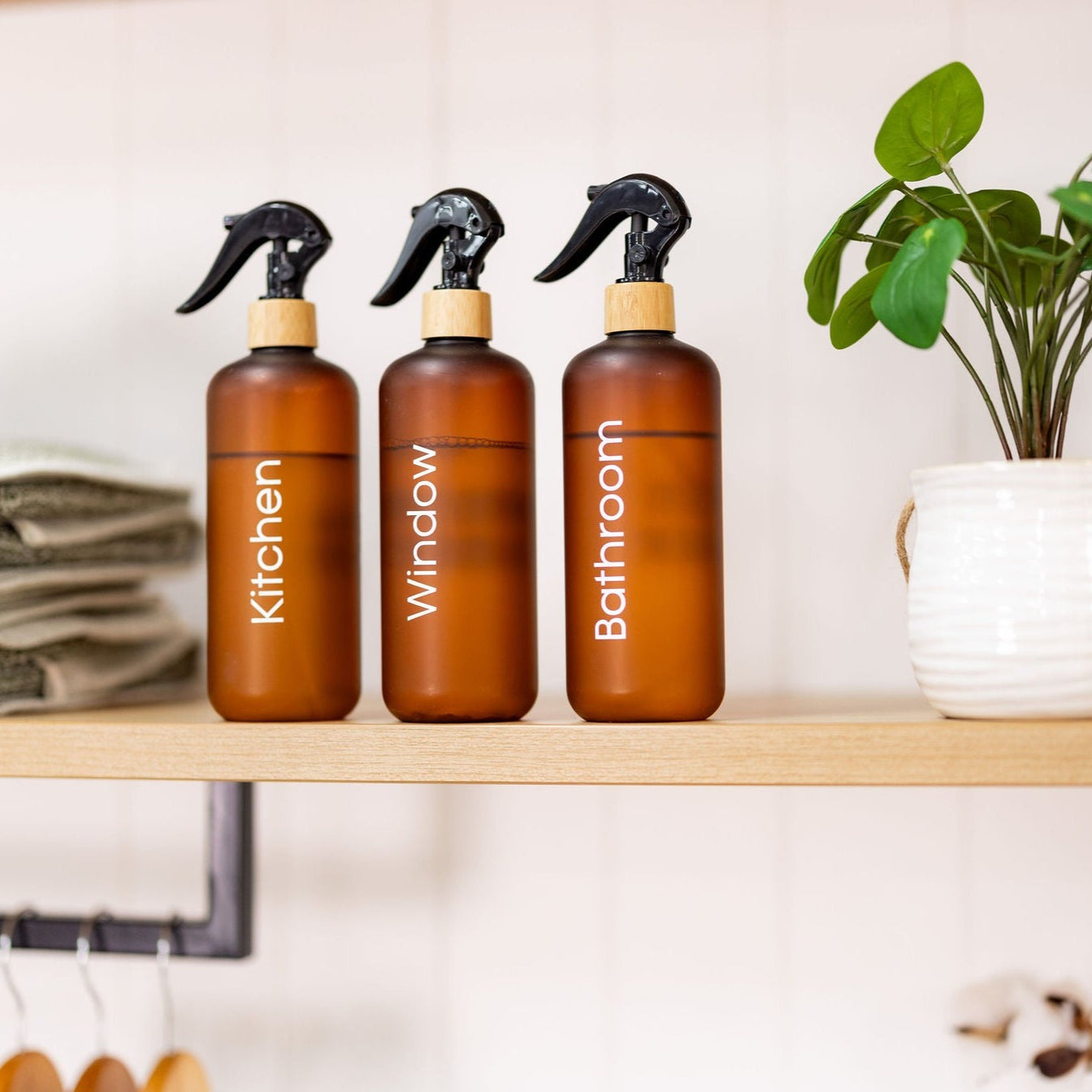 Custom Vinyl Decal Labels for 500ml Bathroom Bottles - Little Label Co
