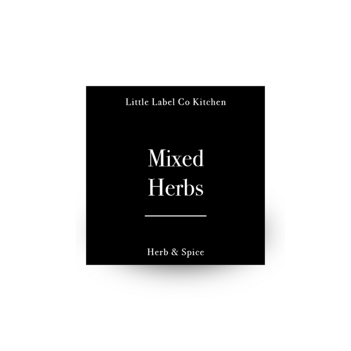 Square Herb & Spice Stickers - 84 Label Pack