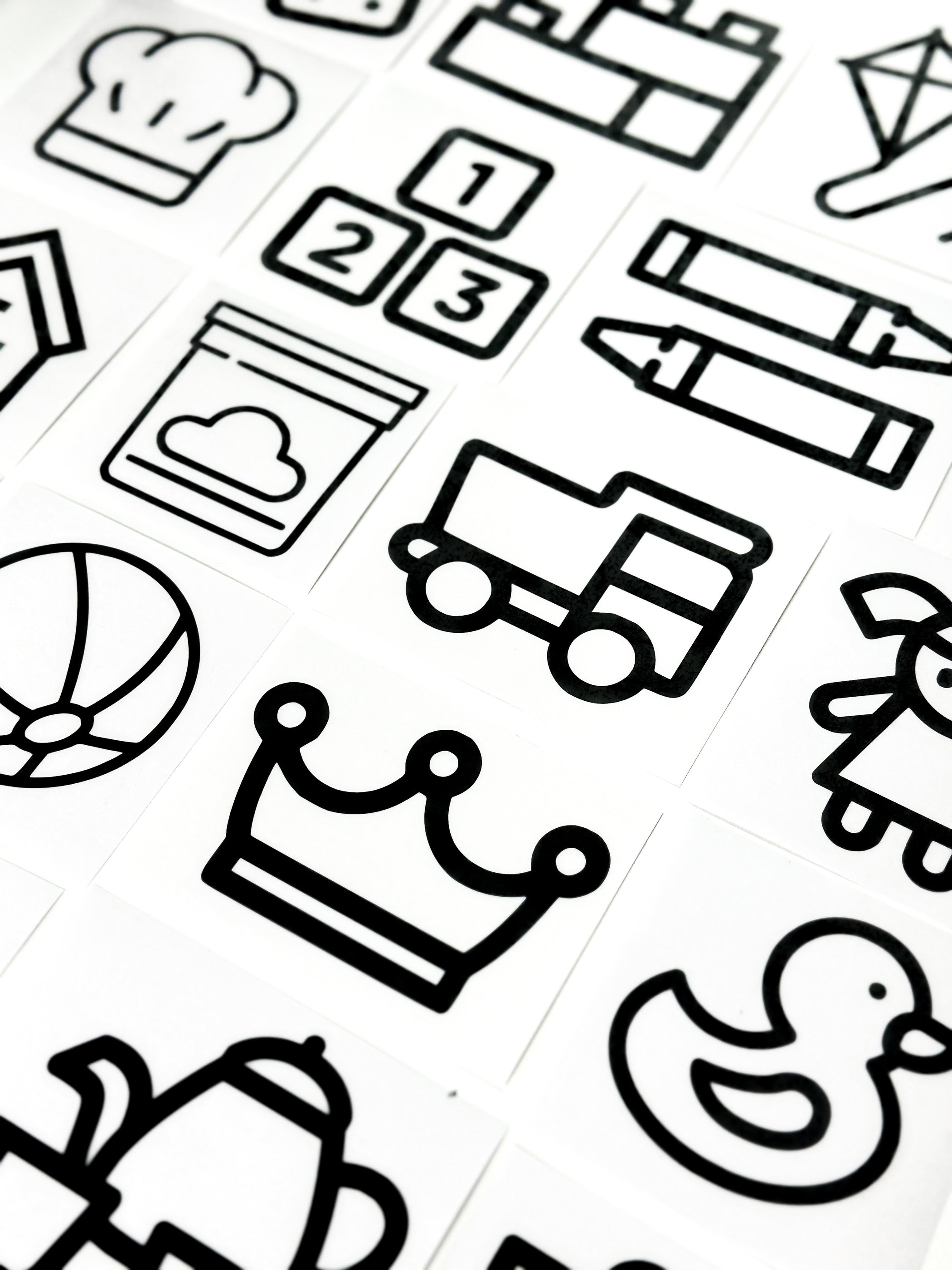 Toy Room Storage Image Labels Little Label Co