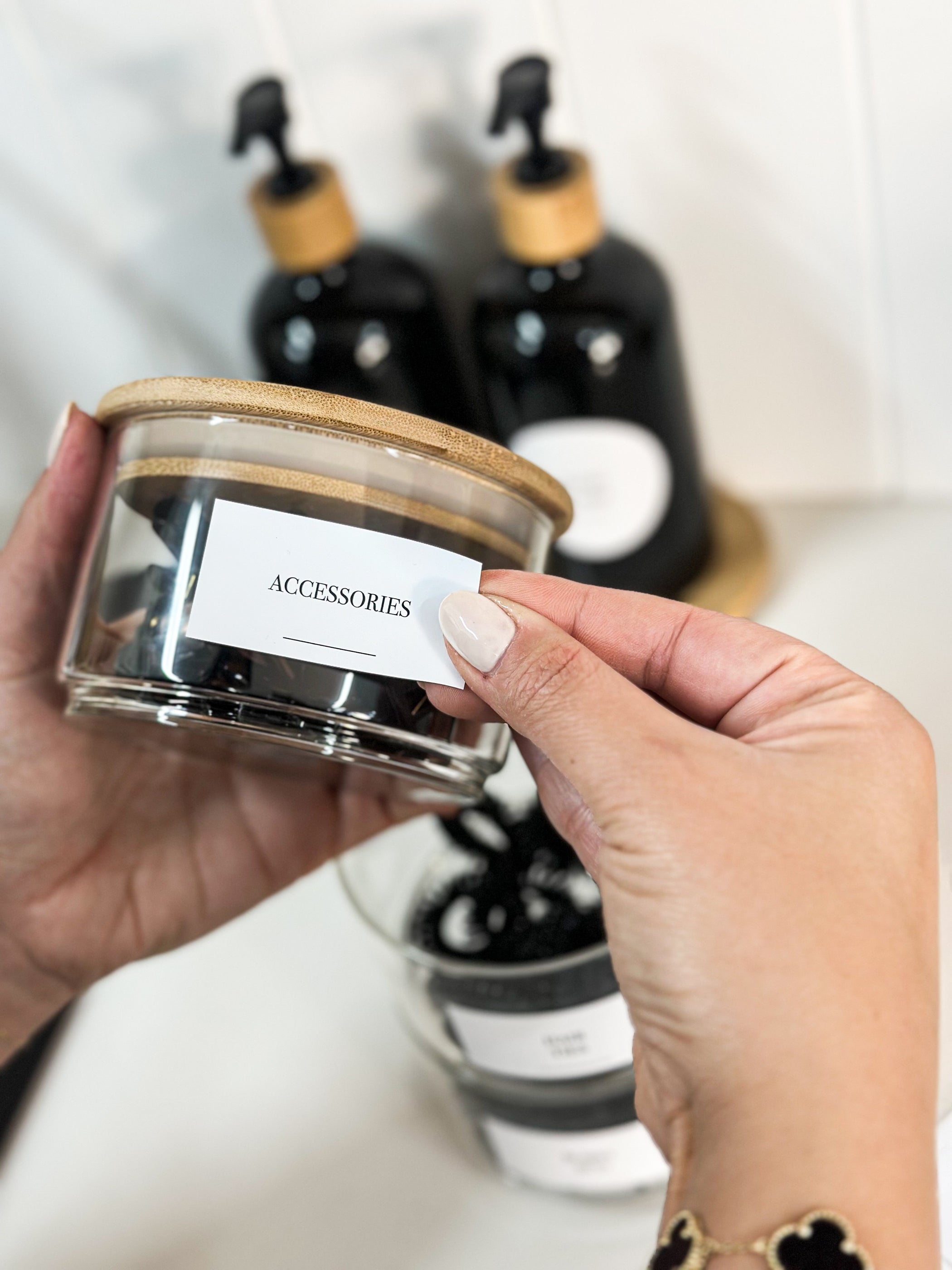 Custom Rectangle Flip Canister & Square Jar Stickers - 6 Label Pack ...