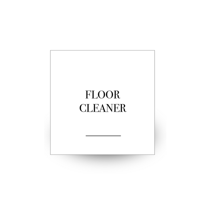 Square Laundry & Cleaning Stickers - 30 Label Pack