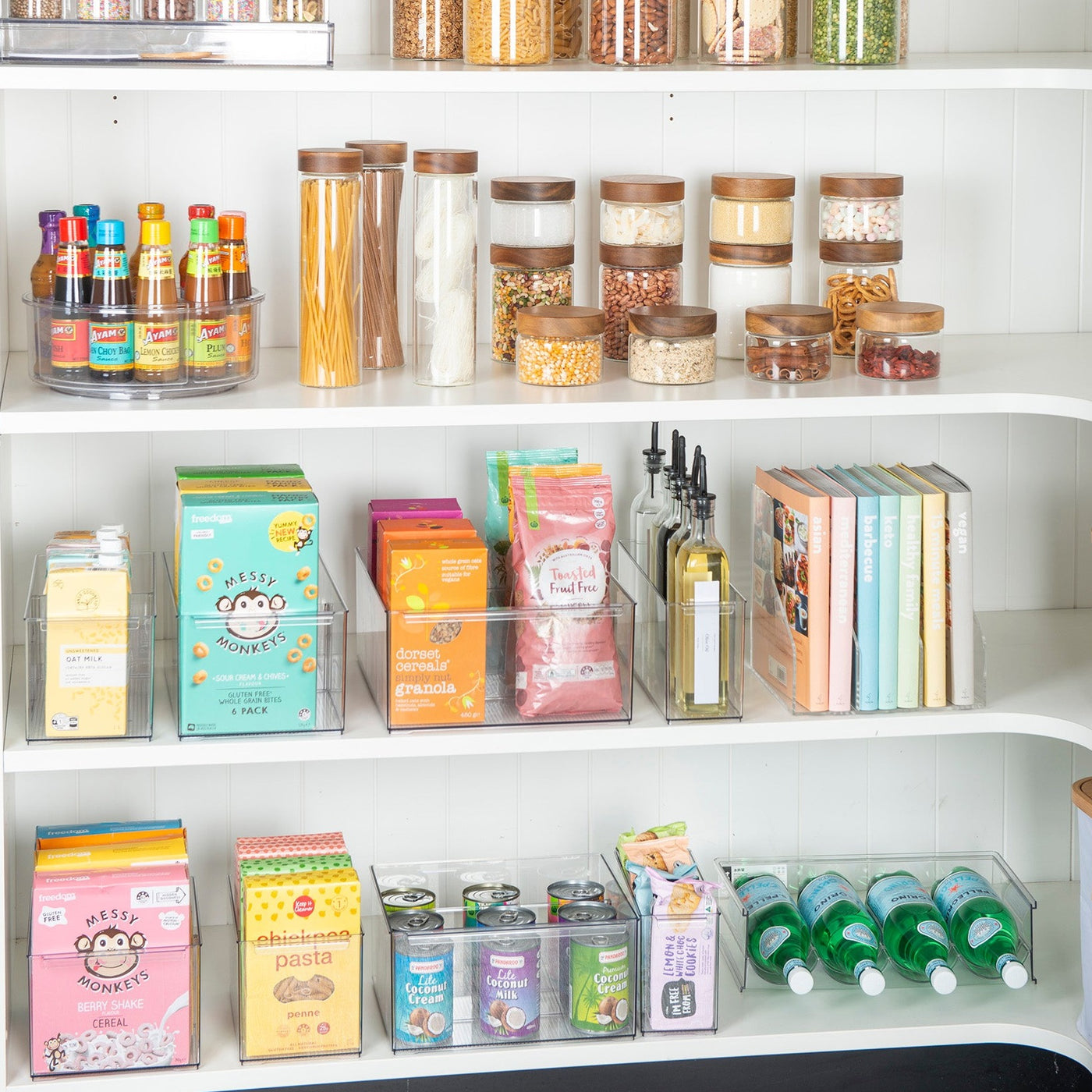 LONG Stackable Pantry Storage Container - Large