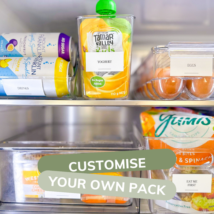 Custom Freezer Box Design Sticker Custom Fridge Flip Canister Stickers labels 6 Label Pack – Little Label Co