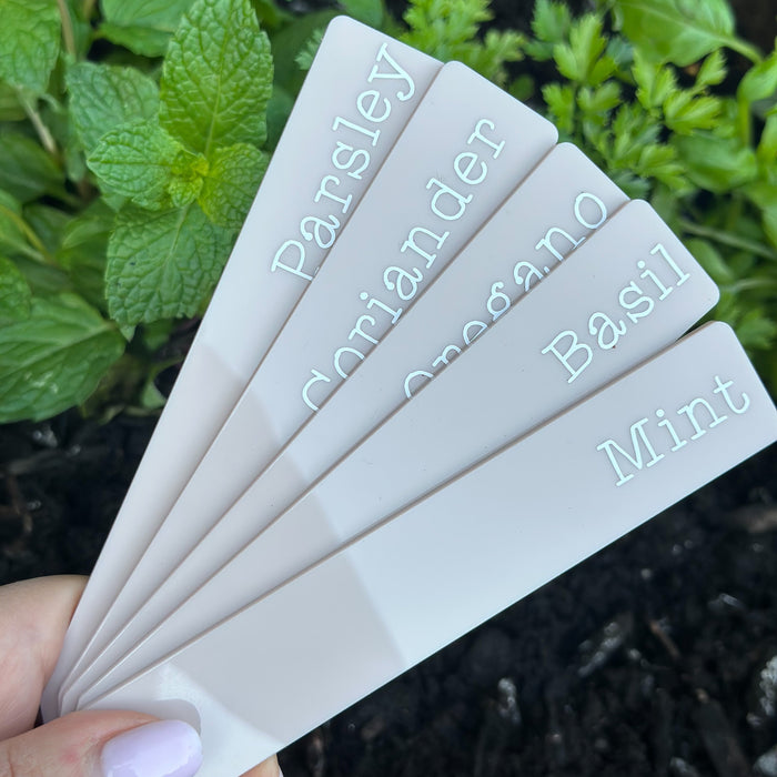 Acrylic Garden Stake (with custom labels)