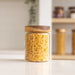Acacia Wood Glass Jar - 1L - Little Label Co The Home of Organisation For Kitchen, Bathroom, Laundry & More