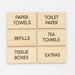 Acrylic/Bamboo Tags (with custom labels) - Little Label Co The Home of Organisation For Kitchen, Bathroom, Laundry & More