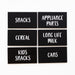 Acrylic/Bamboo Tags (with custom labels) - Little Label Co The Home of Organisation For Kitchen, Bathroom, Laundry & More