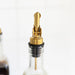 White Oil & Vinegar Bottle with Gold Pourer - 500ml - Little Label Co The Home of Organisation For Kitchen, Bathroom, Laundry & More