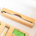Bamboo Food Wrap Dispenser Single - Little Label Co The Home of Organisation For Kitchen, Bathroom, Laundry & More