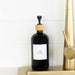 Black Glass Pump Bottle - 500ml - Little Label Co The Home of Organisation For Kitchen, Bathroom, Laundry & More