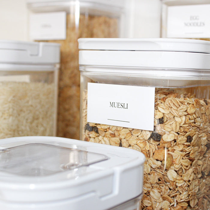 Custom Rectangle Flip Canister & Square Jar Stickers - 6 Label Pack ...