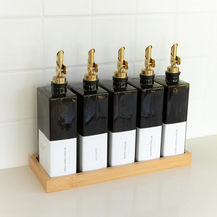 Oil & Vinegar Book Bottles with Tray Pack