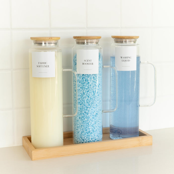 Bamboo and Glass 4 Piece Laundry Liquid Pack