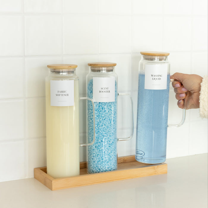 Bamboo and Glass 4 Piece Laundry Liquid Pack