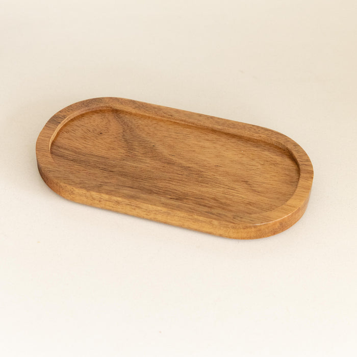 Round Acacia Tray