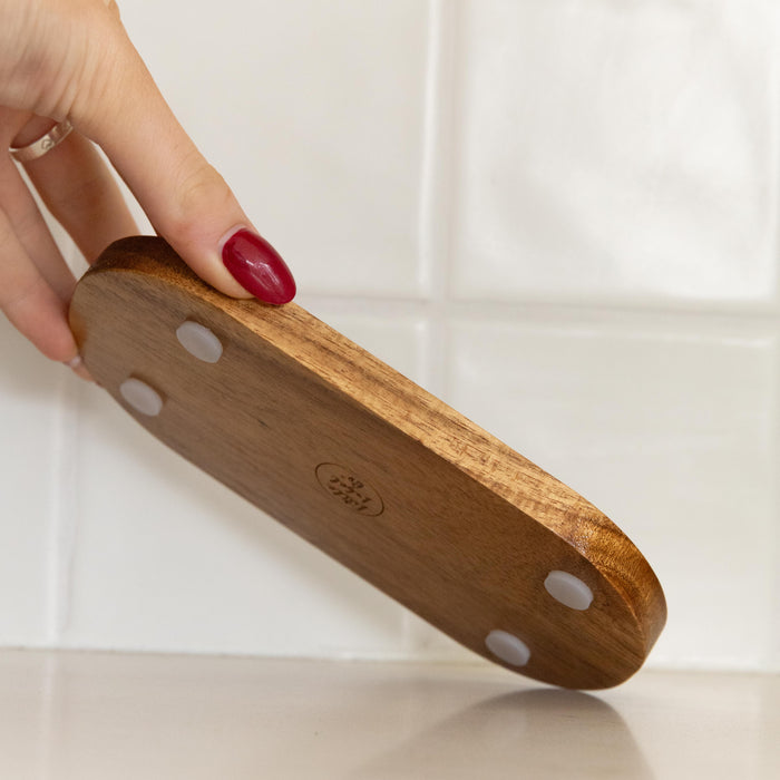 Round Acacia Tray