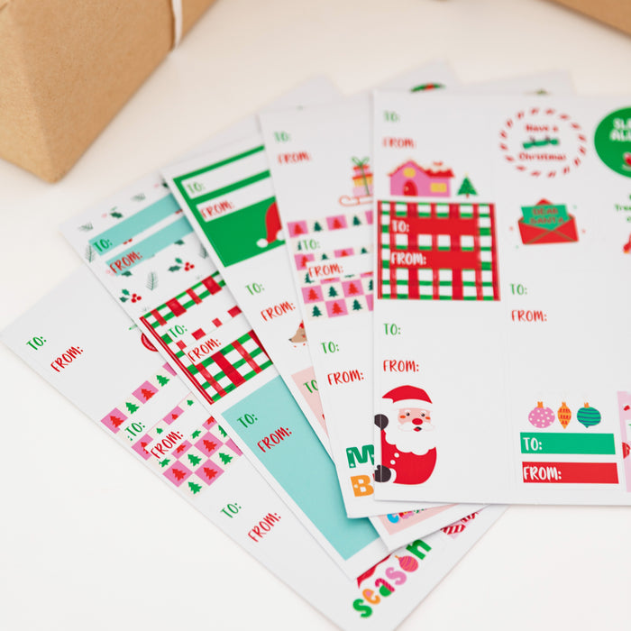 Christmas Gift Sticker Pack (47 Stickers)