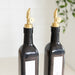 Oil & Vinegar Bottles with Gold Pourer Pack - Little Label Co The Home of Organisation For Kitchen, Bathroom, Laundry & More
