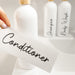 Custom Labels for 1L Bathroom Bottles - Little Label Co The Home of Organisation For Kitchen, Bathroom, Laundry & More