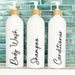 Custom Labels for 1L Bathroom Bottles - Little Label Co The Home of Organisation For Kitchen, Bathroom, Laundry & More