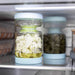 Glass Flip Pickle Jar, Little Label Co, Fridge Organisation, Fridge Organization, Home Storage, Food Storage, Meal Prep Container
