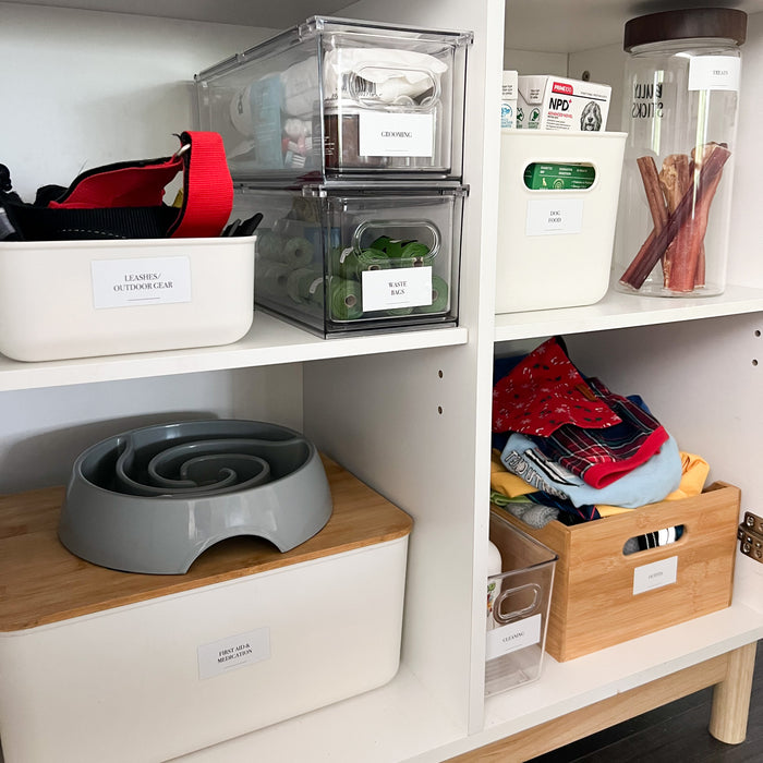 Pet Care Sticker Pack (24 Stickers) - Little Label Co Australia - The Home of Organisation For Kitchen, Bathroom, Laundry & More