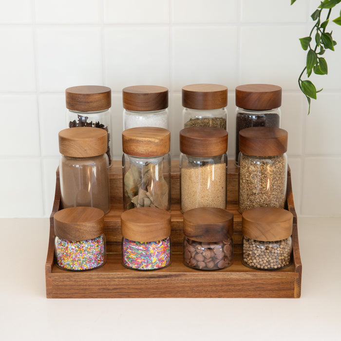 Acacia Wood Herb & Spice Shelf