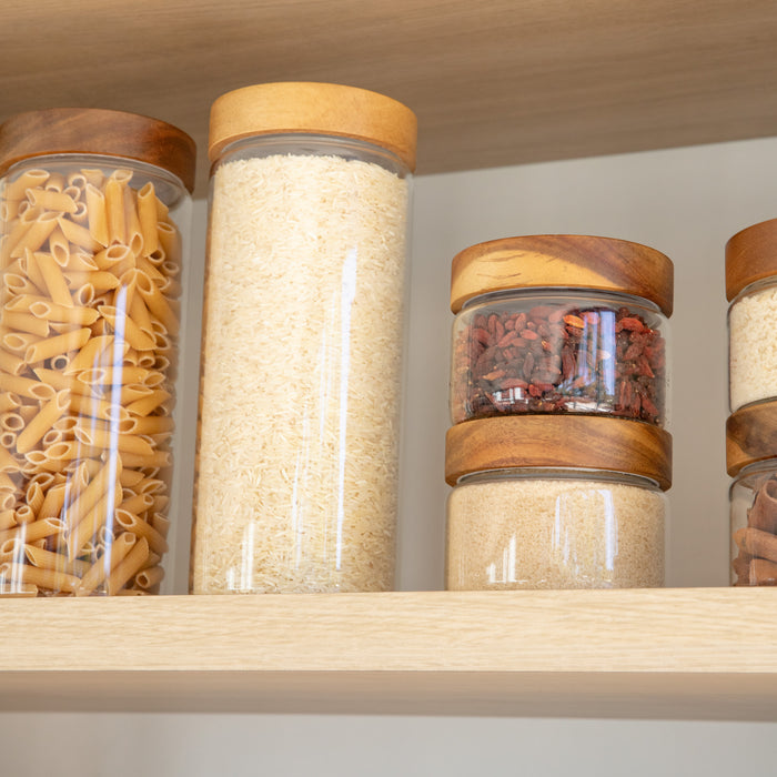 Ultimate Acacia Pantry Container Set
