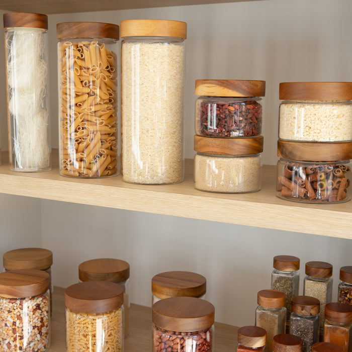 Ultimate Acacia Pantry Container Set
