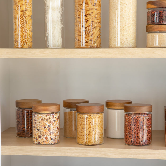 Complete Acacia Pantry Organisation Set - Little Label Co Australia - The Home of Organisation For Kitchen, Bathroom, Laundry & More