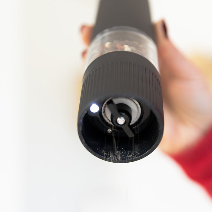 Electric Salt & Pepper Grinder Set - Little Label Co The Home of Organisation For Kitchen, Bathroom, Laundry & More
