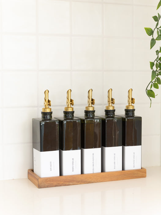 Oil & Vinegar Book Bottles with Tray Pack