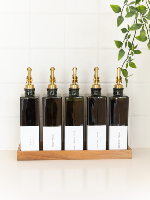 Oil & Vinegar Book Bottles with Tray Pack