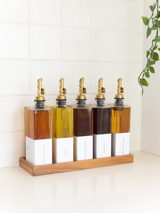 Oil & Vinegar Book Bottles with Tray Pack