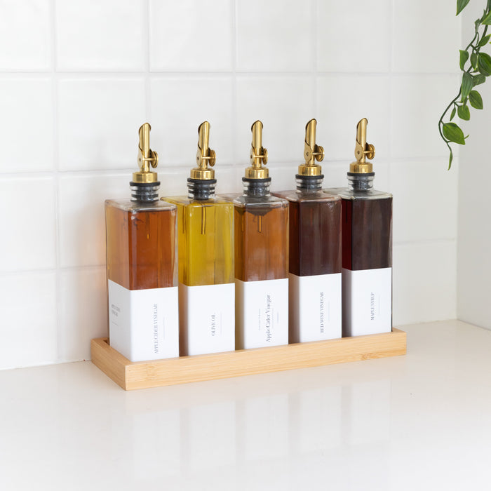 Oil & Vinegar Book Bottles with Tray Pack