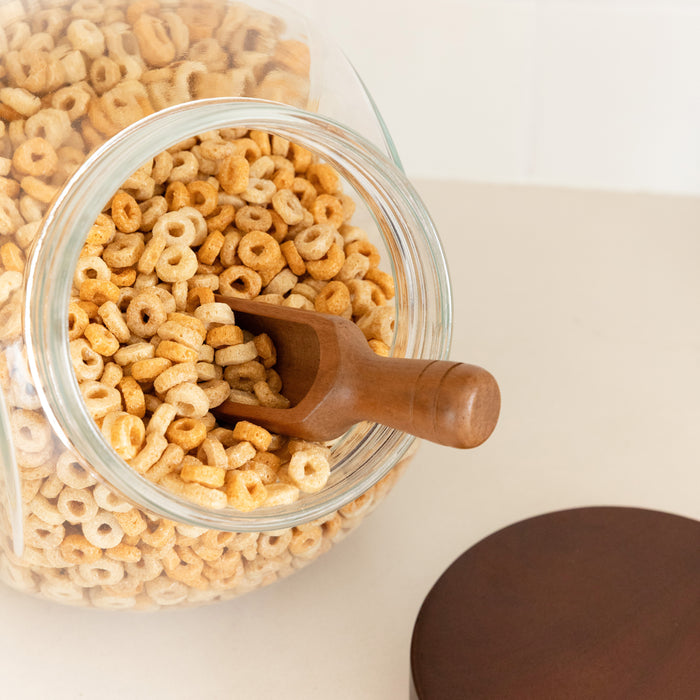 Acacia Wood Scoop - Little Label Co Australia - The Home of Organisation For Kitchen, Bathroom, Laundry & More