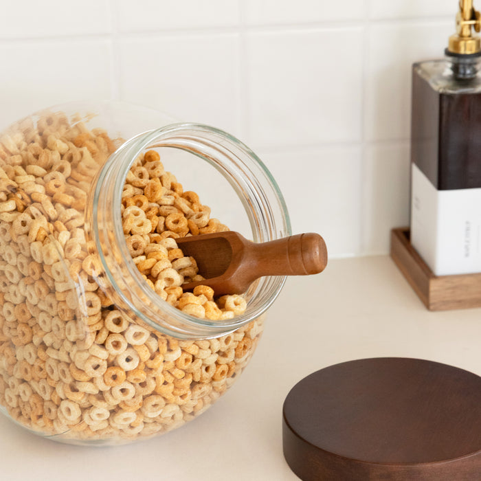 Acacia Wood Scoop - Little Label Co Australia - The Home of Organisation For Kitchen, Bathroom, Laundry & More