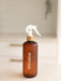 Brown Frost Bottle with White Spray - 500ml - Little Label Co The Home of Organisation For Kitchen, Bathroom, Laundry & More