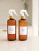 Brown Frost Bottle with White Spray - 500ml - Little Label Co The Home of Organisation For Kitchen, Bathroom, Laundry & More