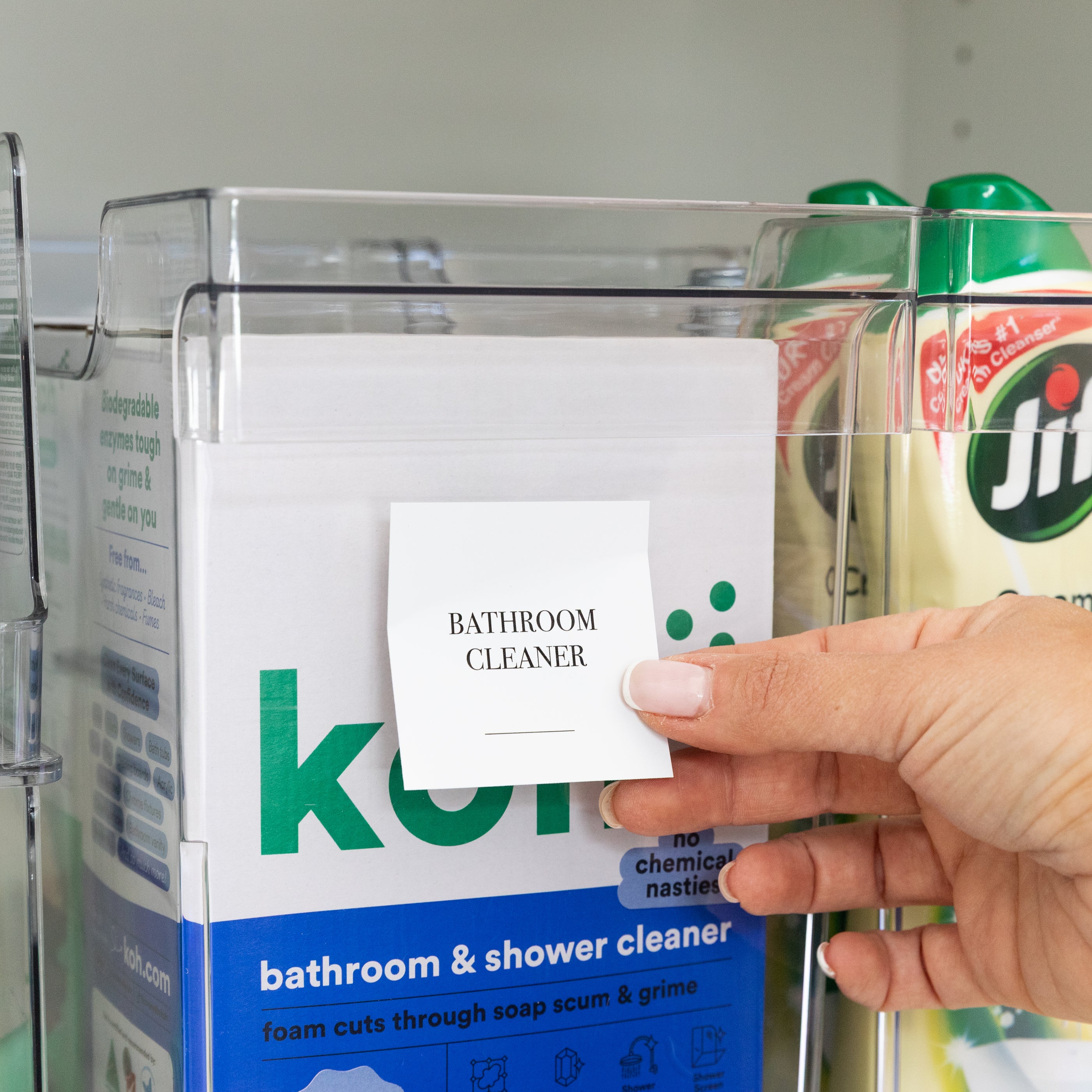 Laundry Cleaning Stickers, Square, Pack x 30 – Little