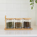Tea Essentials Set;  Bamboo Glass Trio + Premium Australian Green Teas - Little Label Co Australia - The Home of Organisation For Kitchen, Bathroom, Laundry & More